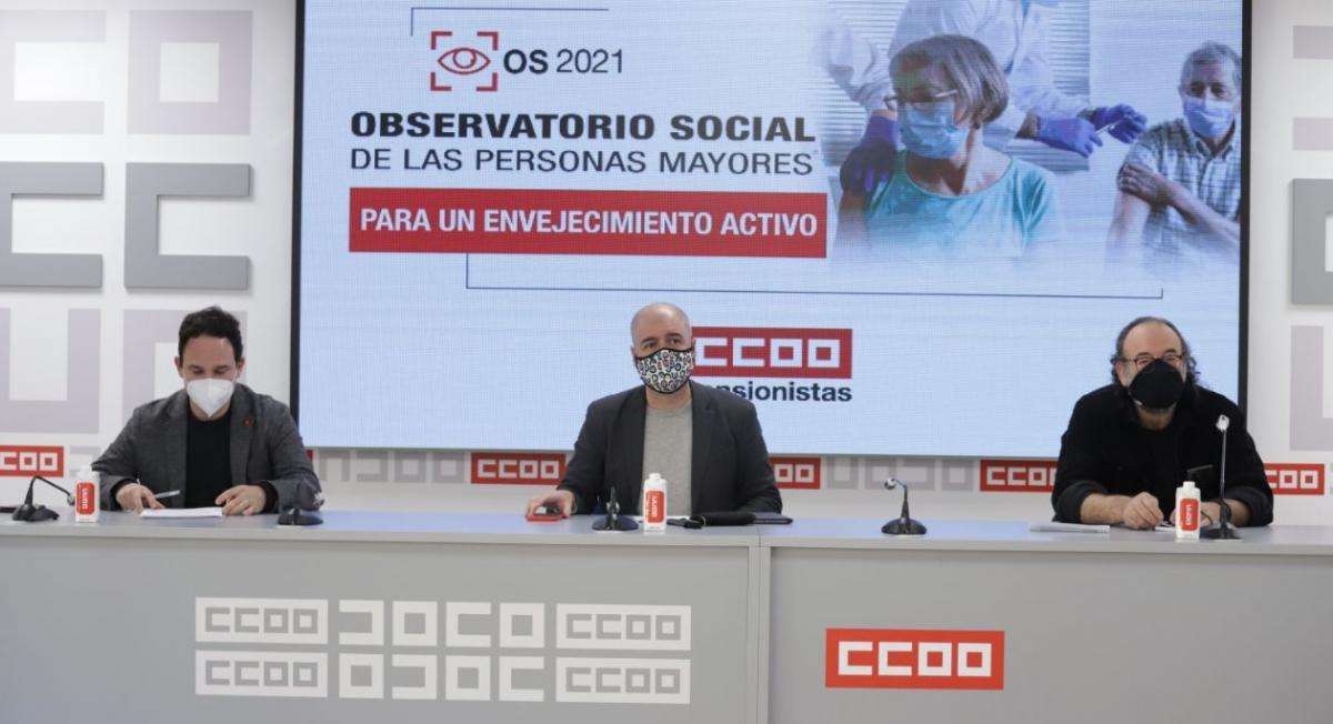 CCOO presenta el Observatorio Social de las personas mayores