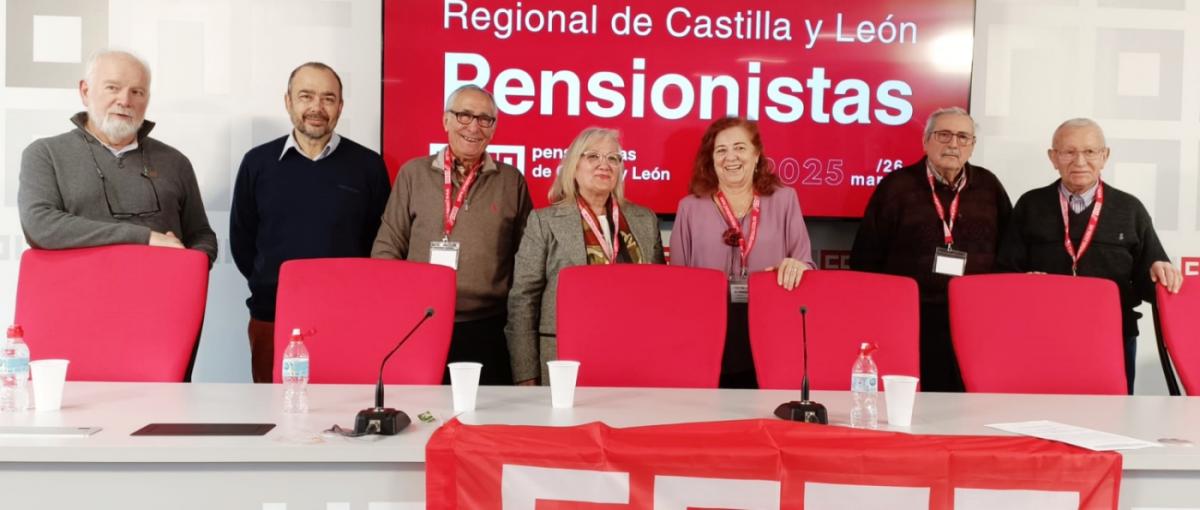 Ejecutiva de la Federacin de Pensionistas de CCOO CyL