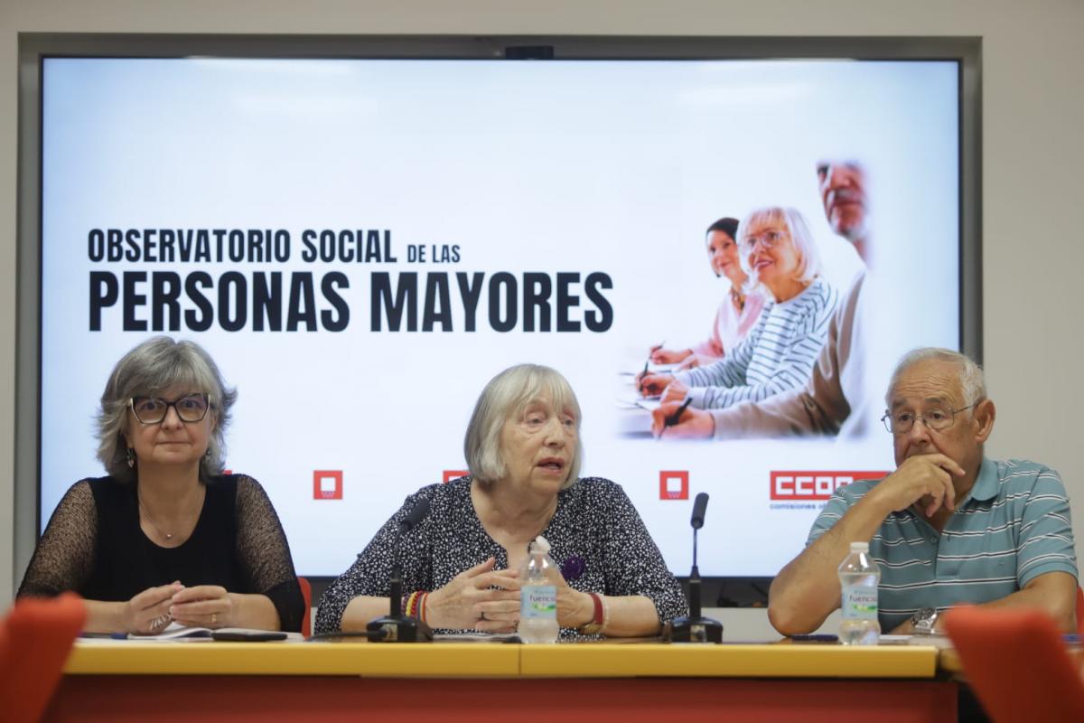 Presentacin con CCOO-Madrid del Observatorio Social de las Personas Mayores