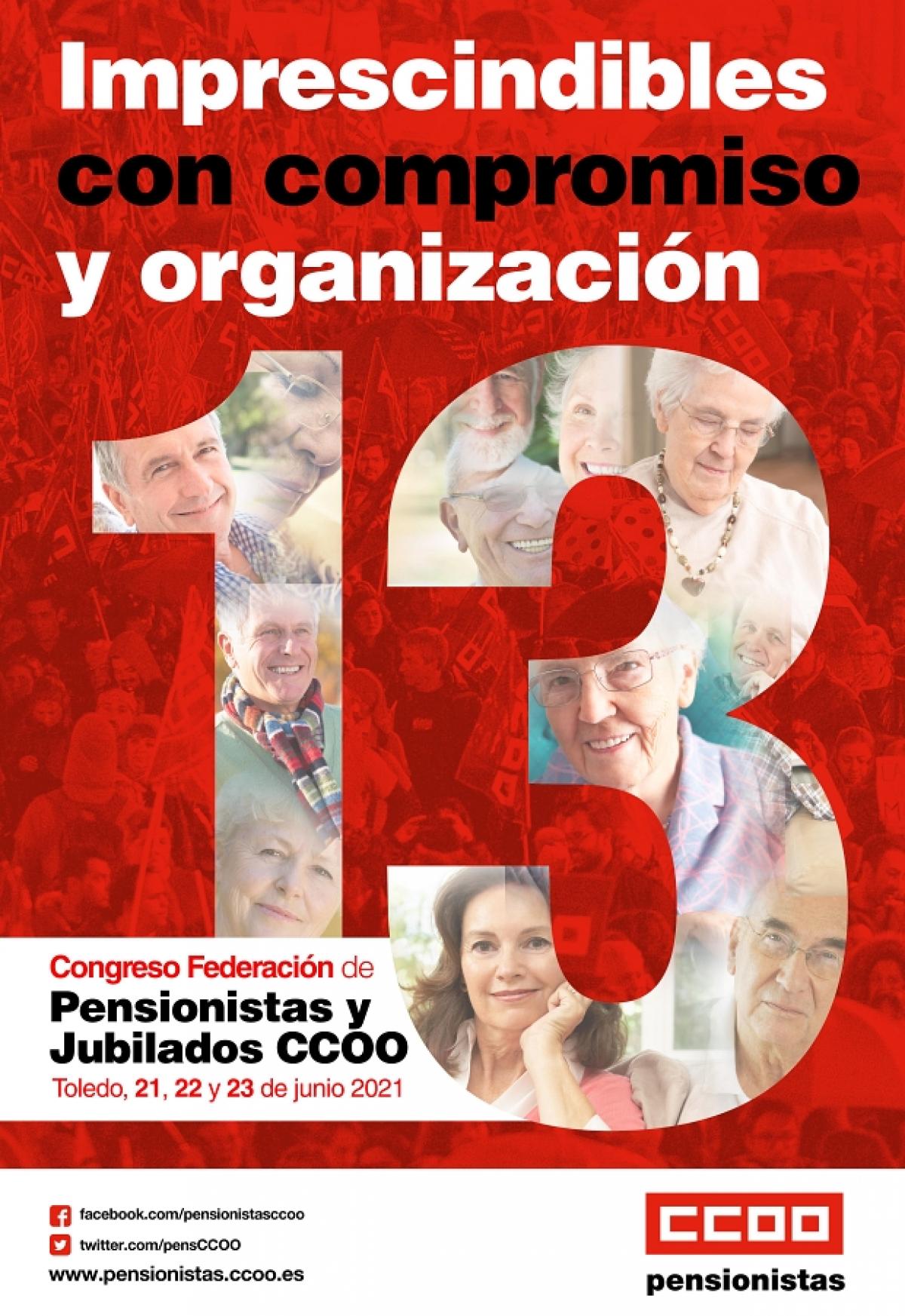 Cartel 13 Congreso Pensionistas