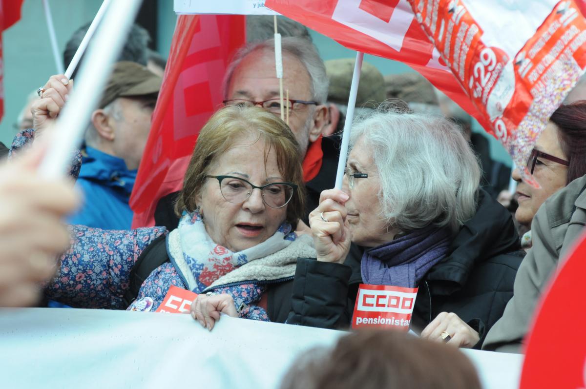 CCOO y UGT reclaman una subida de las pensiones mnimas y no contributivas en los PGE-2022.