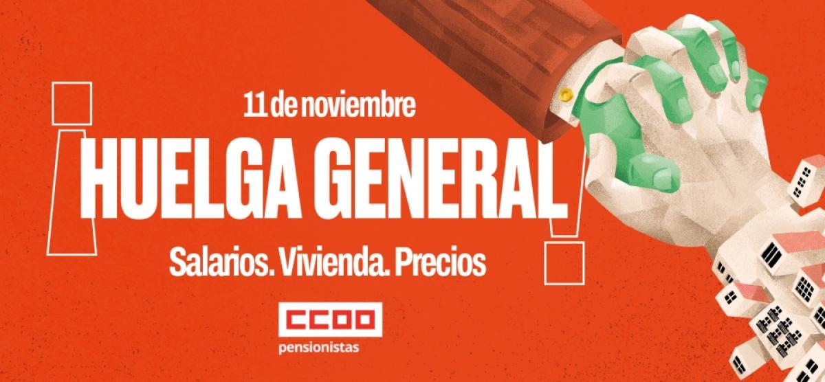 Huelga General 11N- Pensionistas