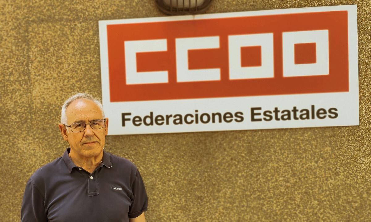 Juan Sepúlveda, secretario general de la Federación de Pensionistas de CCOO