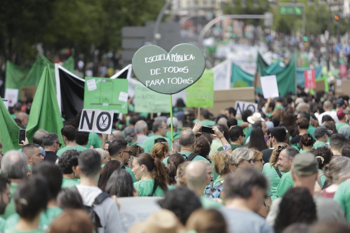 27/09/2026 Manifestación por la educación pública, Madrid.