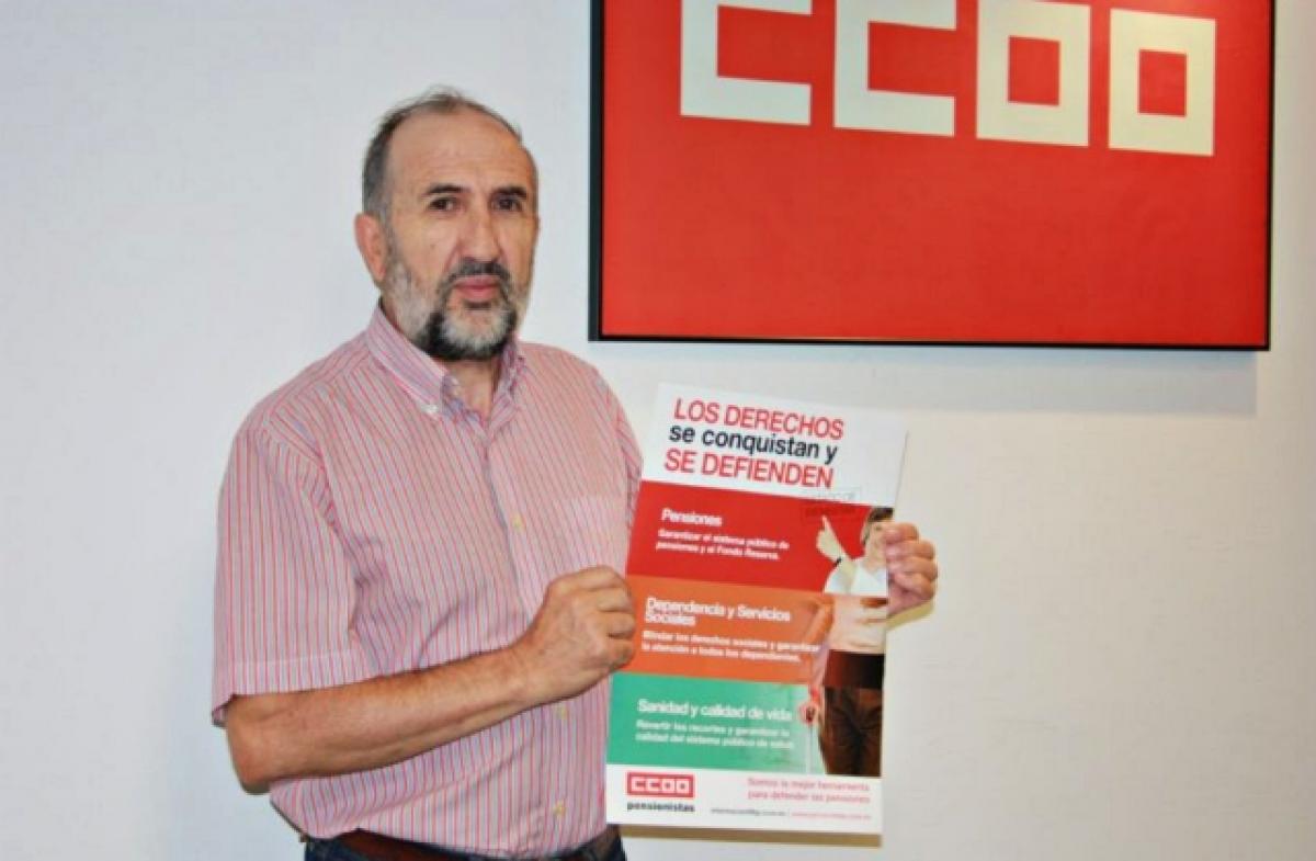 Julián Gutiérrez, Secretario general de la Federación de Pensionistas y Jubilados de CCOO