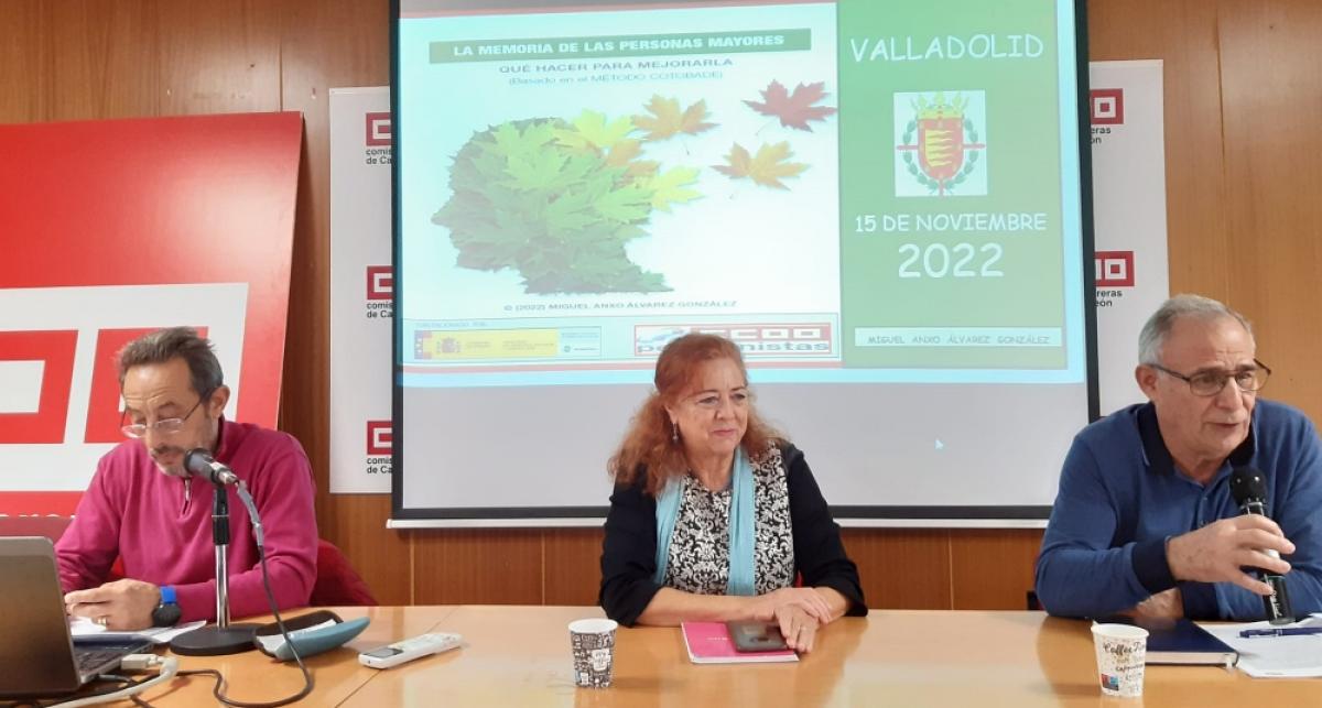 Presentación en Valladolid del libro “La memoria de las personas mayores. Qué hacer para mejorarla”