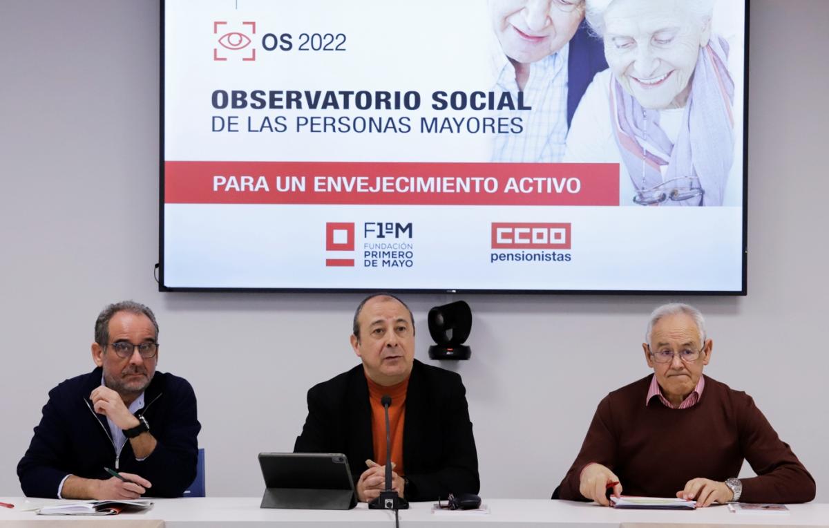 CCOO presenta el Observatorio Social de las personas mayores 2022