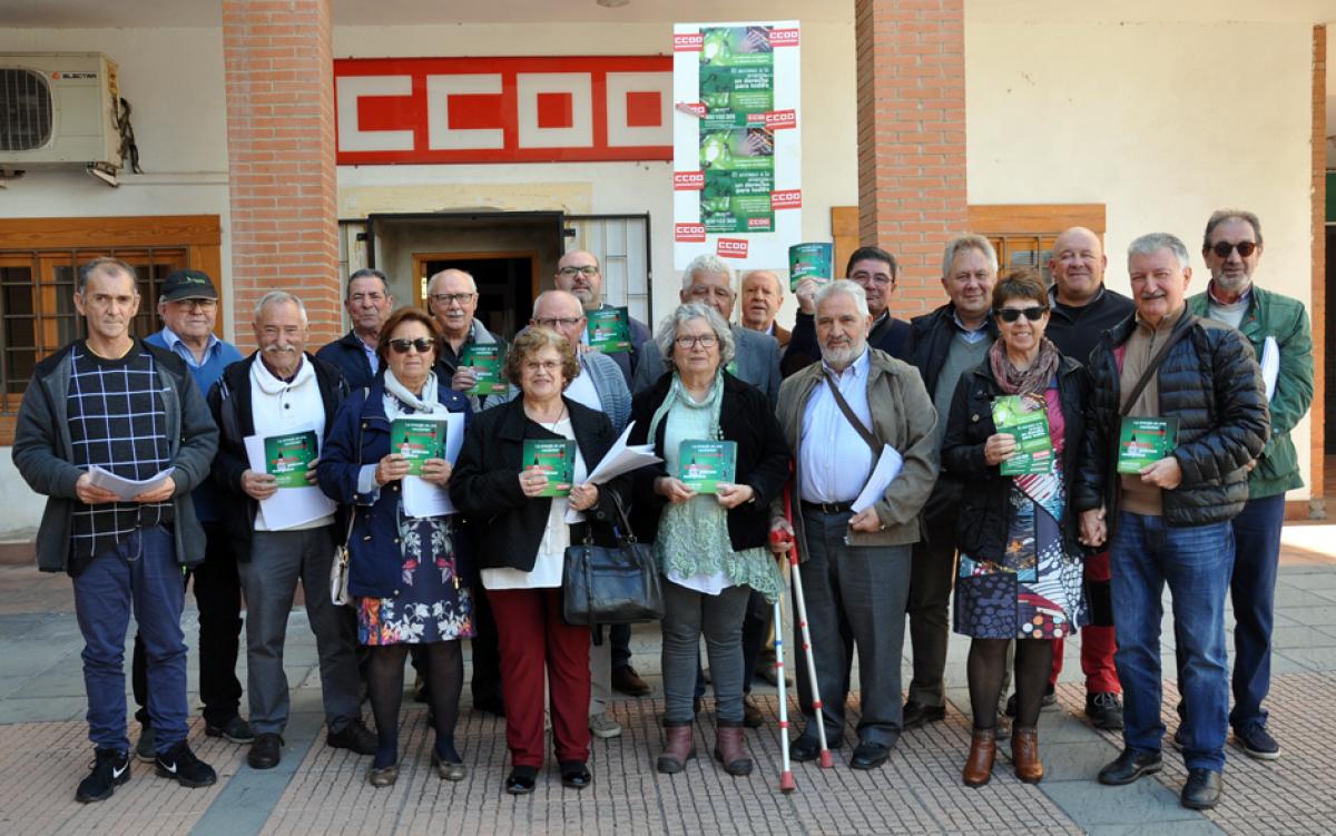 Campaña de los Pensionistas de CCOO-Extremadura